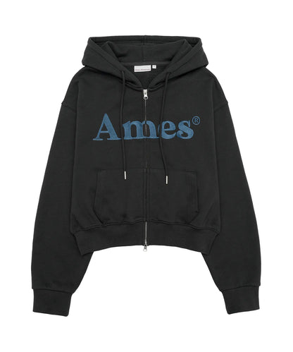 [Qwer Pick] 25FW Ames Basic Logo Hoodie Zip-Up