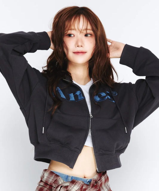 [Qwer Pick] 25FW Ames Basic Logo Hoodie Zip-Up