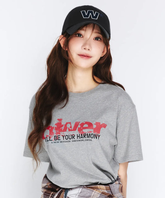[Qwer X Ames ] 25FW QWER VIntage Star Tee