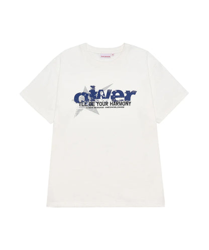 [Qwer X Ames ] 25FW QWER VIntage Star Tee