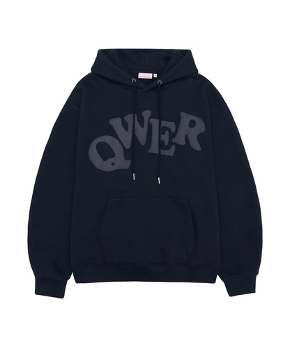 [Qwer X Ames ] 25FW QWER Big Typo Hoodie