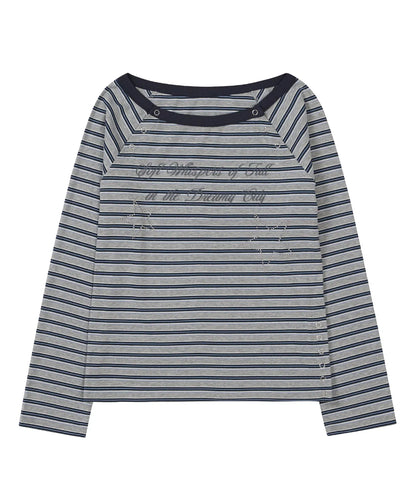 Illigo Lettering Snap Long Sleeve