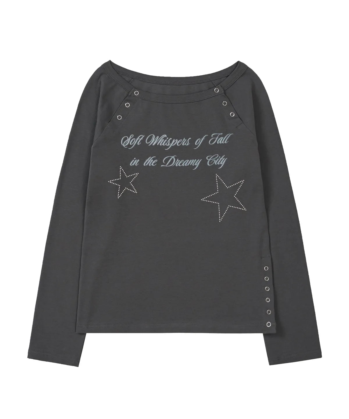 Illigo Lettering Snap Long Sleeve