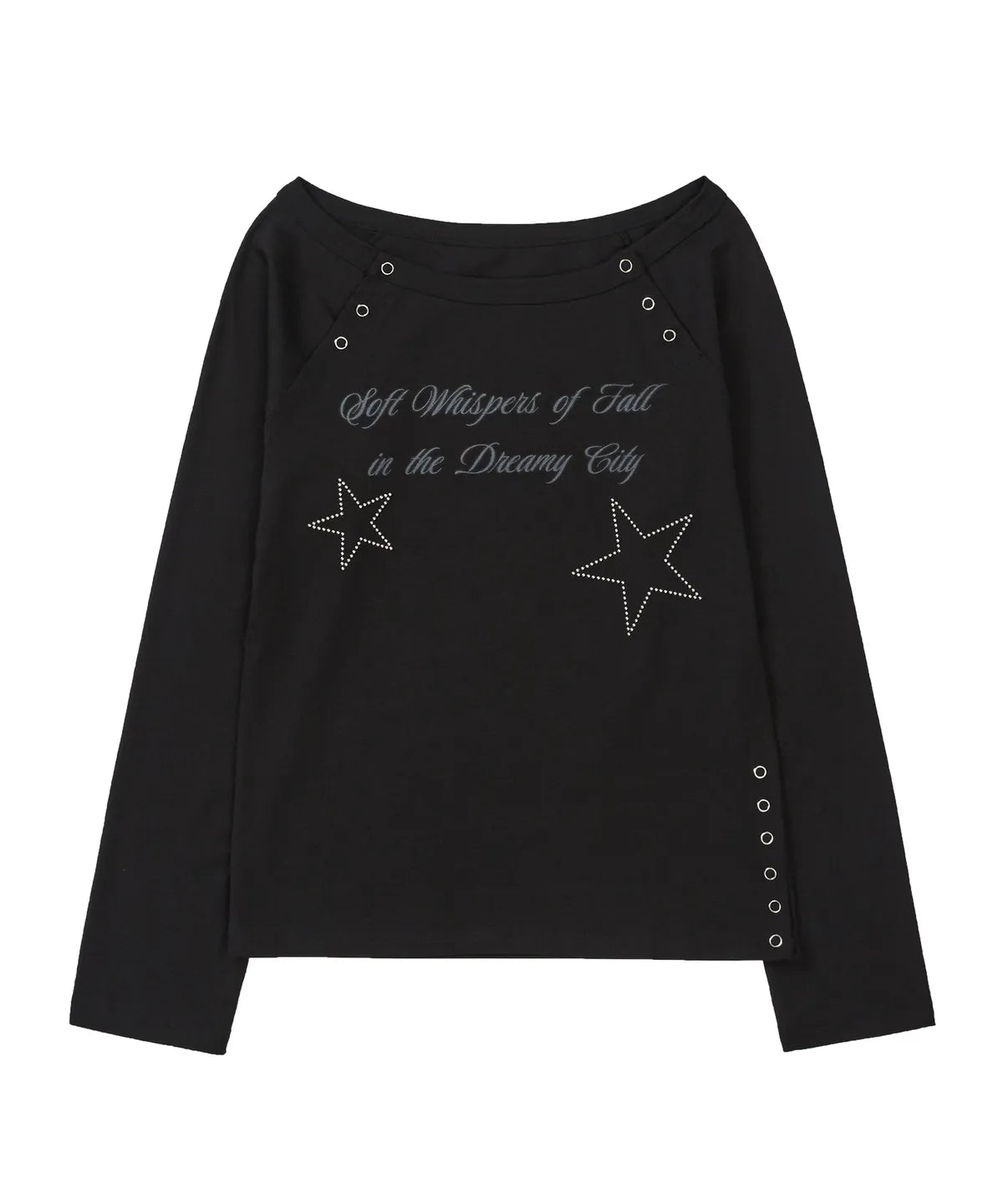 Illigo Lettering Snap Long Sleeve