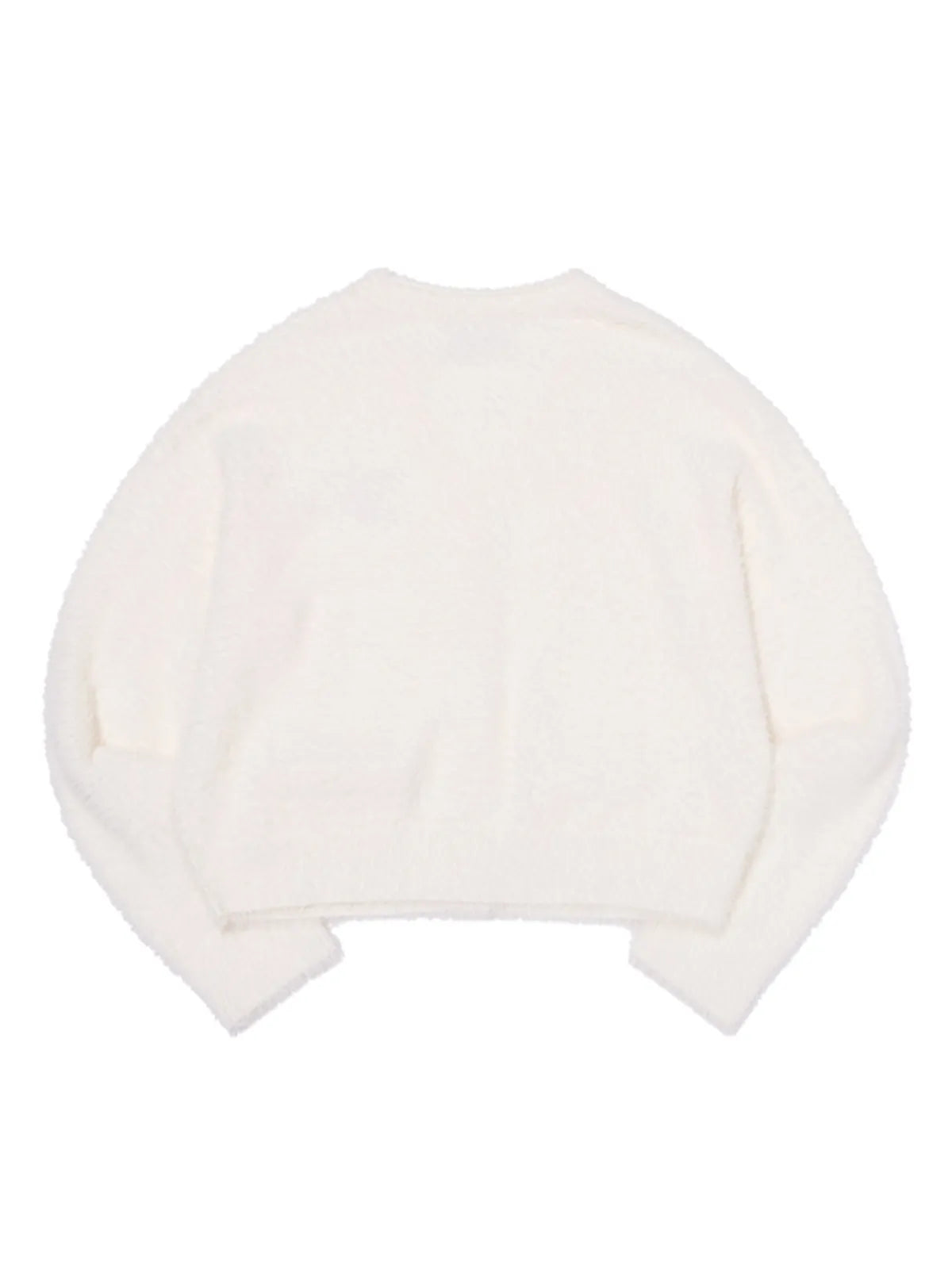 [Taeyeon Worn] Kirsh Ribbon Cherry Loose-Fit Hairy Cardigan