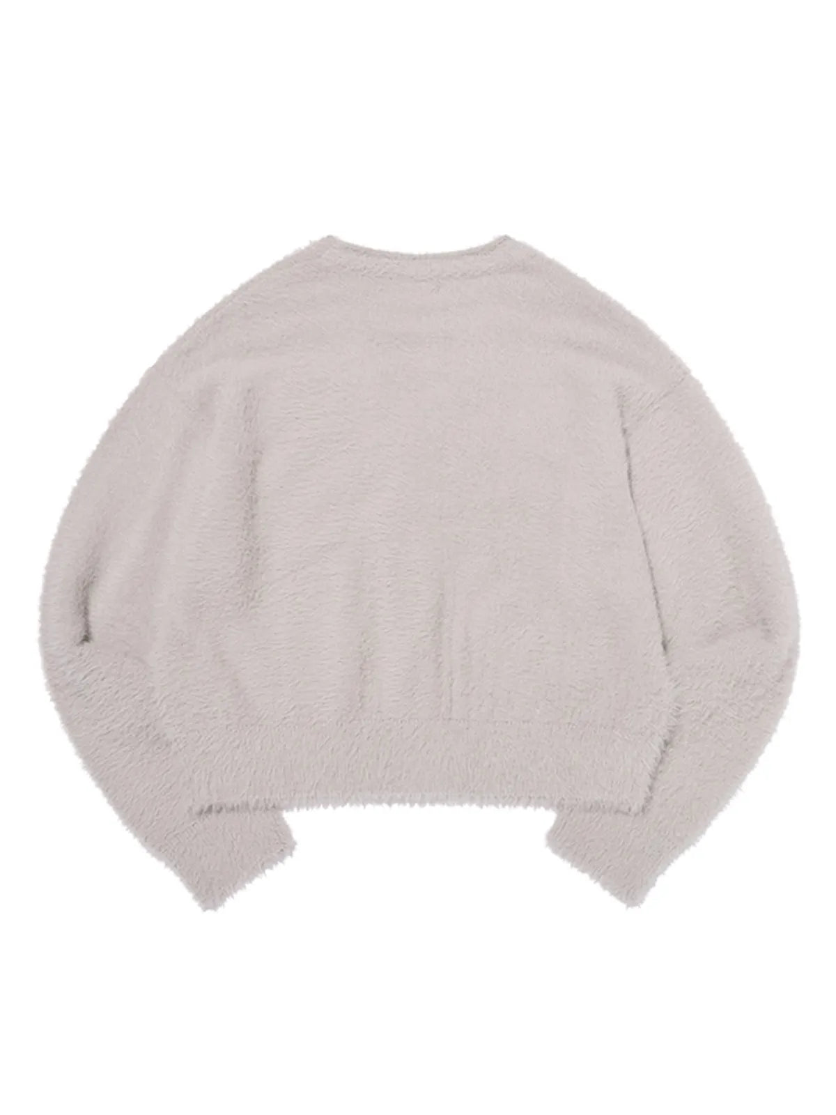 [Taeyeon Worn] Kirsh Ribbon Cherry Loose-Fit Hairy Cardigan