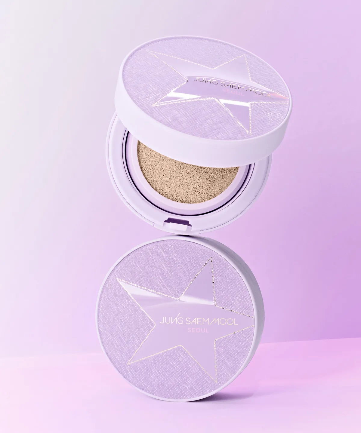 Jung saem Mool  Essential Skin Nude Cushion (Refill Included) - STARLIT YOUTIFUL EDITION (+Purple Fur Pouch)