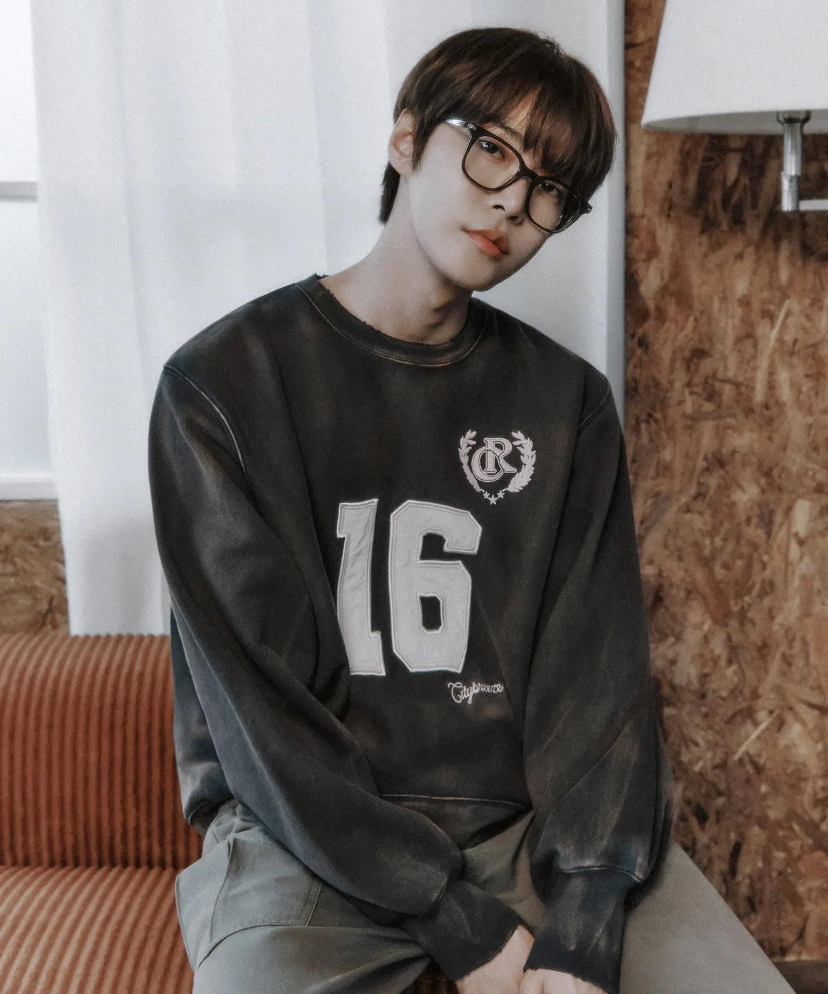 [Nct Doyoung Pick]25FW Citybreeze Vintage Numbered Sweatshirt