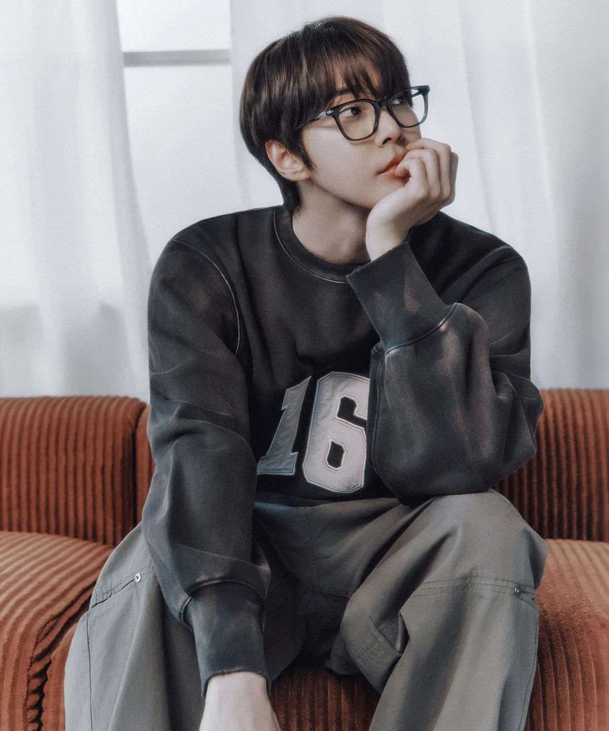 [Nct Doyoung Pick]25FW Citybreeze Vintage Numbered Sweatshirt