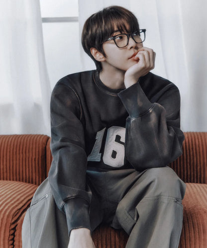 [Nct Doyoung Pick]25FW Citybreeze Vintage Numbered Sweatshirt