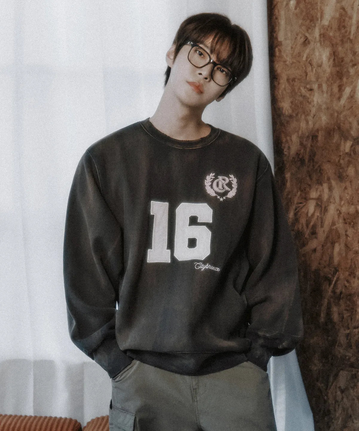[Nct Doyoung Pick]25FW Citybreeze Vintage Numbered Sweatshirt