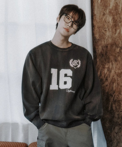 [Nct Doyoung Pick]25FW Citybreeze Vintage Numbered Sweatshirt