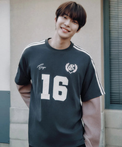 [Nct Doyoung Pick] 25FW Citybreeze Vintage Numbering Short Sleeve T-Shirt