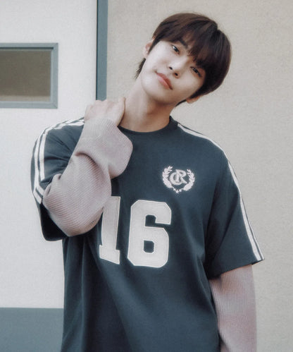 [Nct Doyoung Pick] 25FW Citybreeze Vintage Numbering Short Sleeve T-Shirt