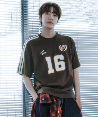 [Nct Doyoung Pick] 25FW Citybreeze Vintage Numbering Short Sleeve T-Shirt
