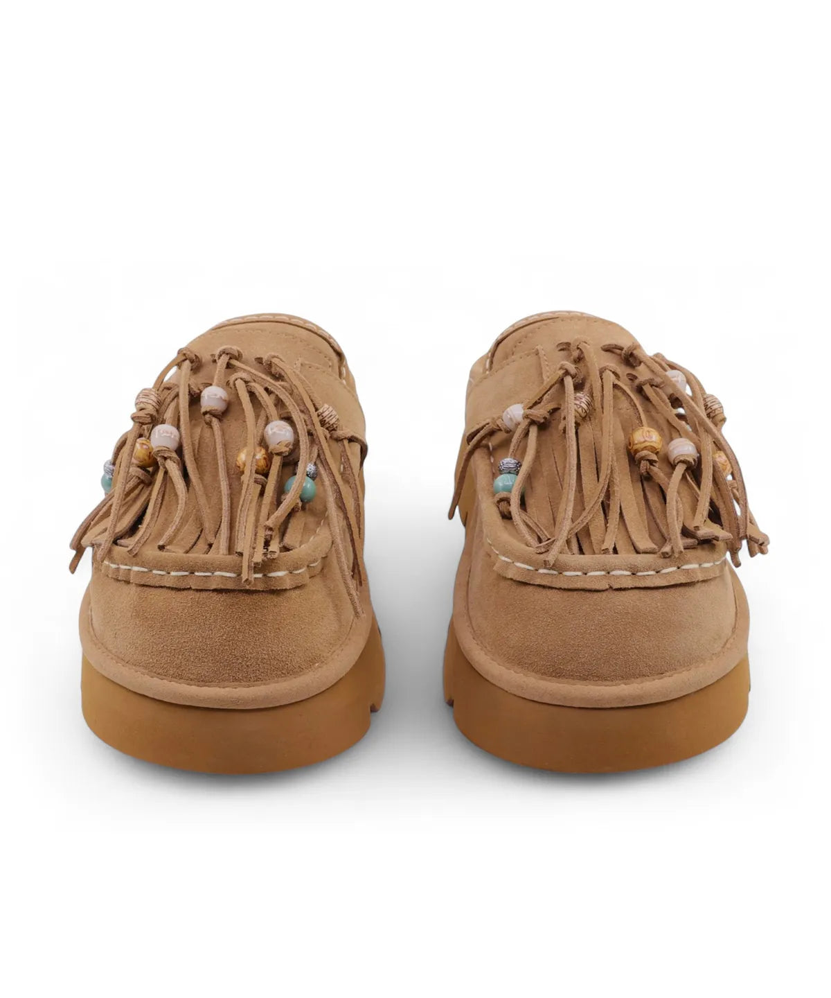 [BTS Suga Worn] Songi Songi × Yase Native Tassel Natural Wool Clog