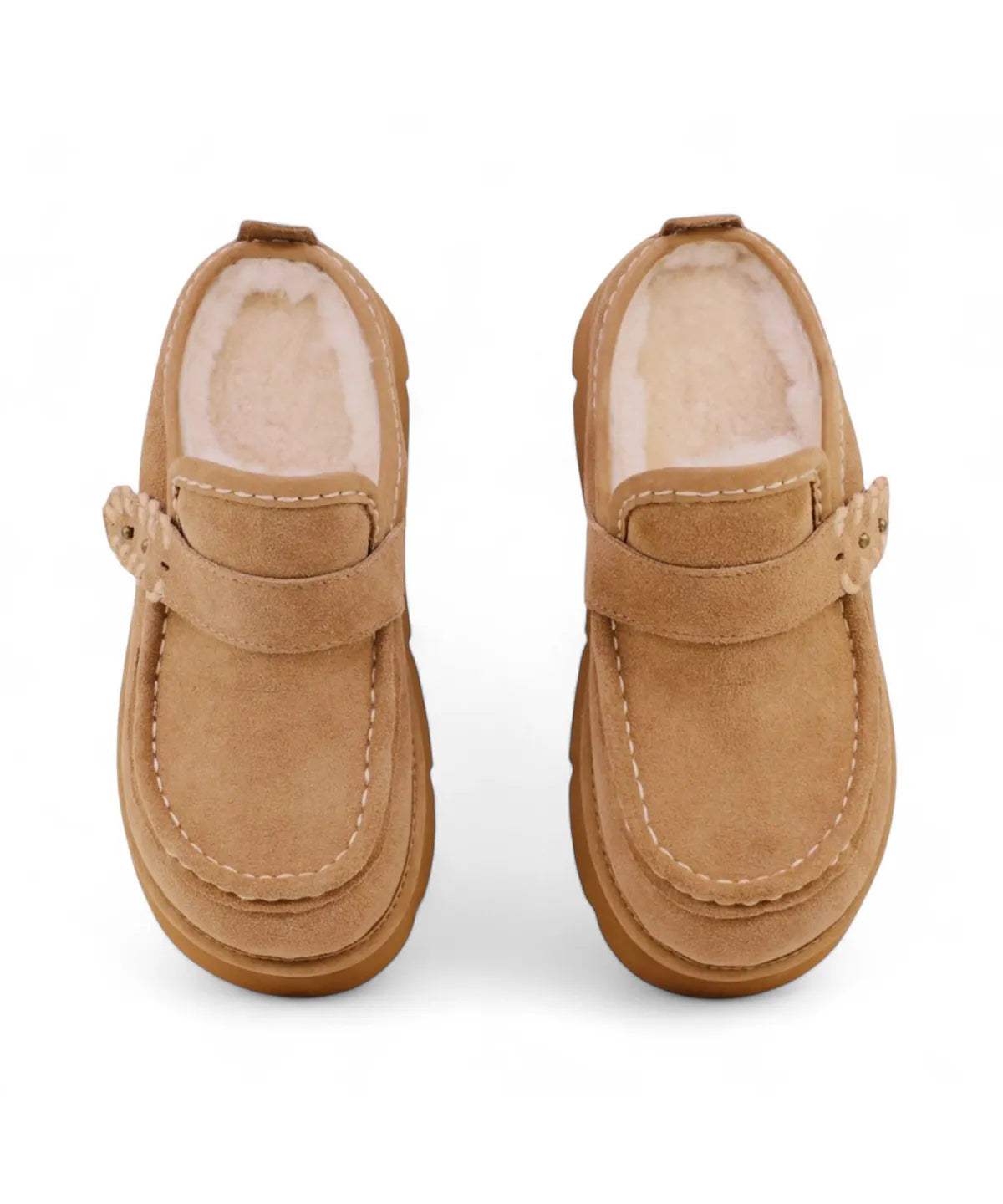[BTS Suga Worn] Songi Songi × Yase Native Tassel Natural Wool Clog