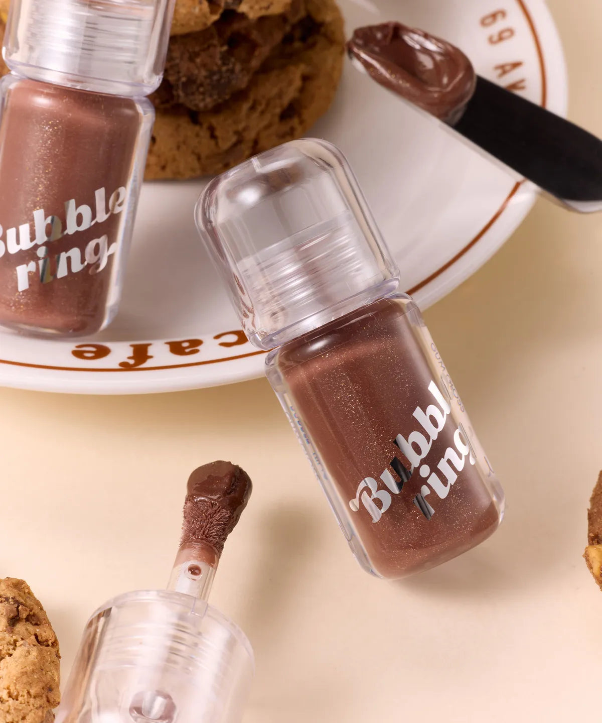 [Bakeshop Collection] Ive Rei X Luna Bubble Gum Gloss (+ Heart Fur Keychain)