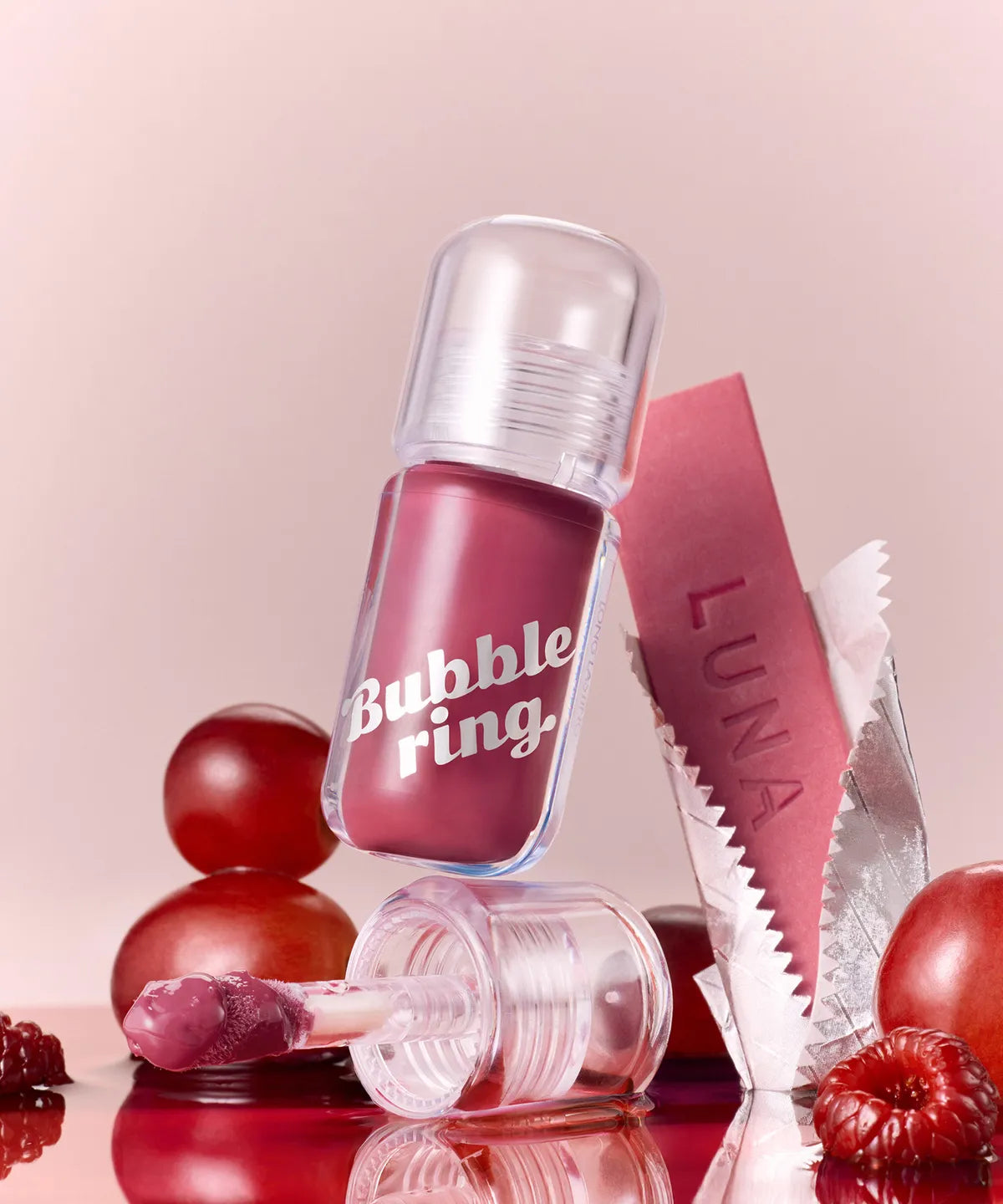 [Bakeshop Collection] Ive Rei X Luna Bubble Gum Gloss (+ Heart Fur Keychain)