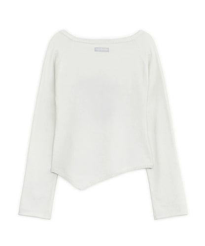 HUG YOUR SKIN Fallen Angel Button Knit Top