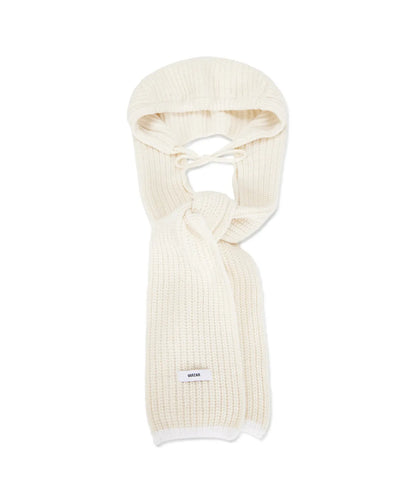 [B.I Worn] Varzar Logo Label Hood Muffler