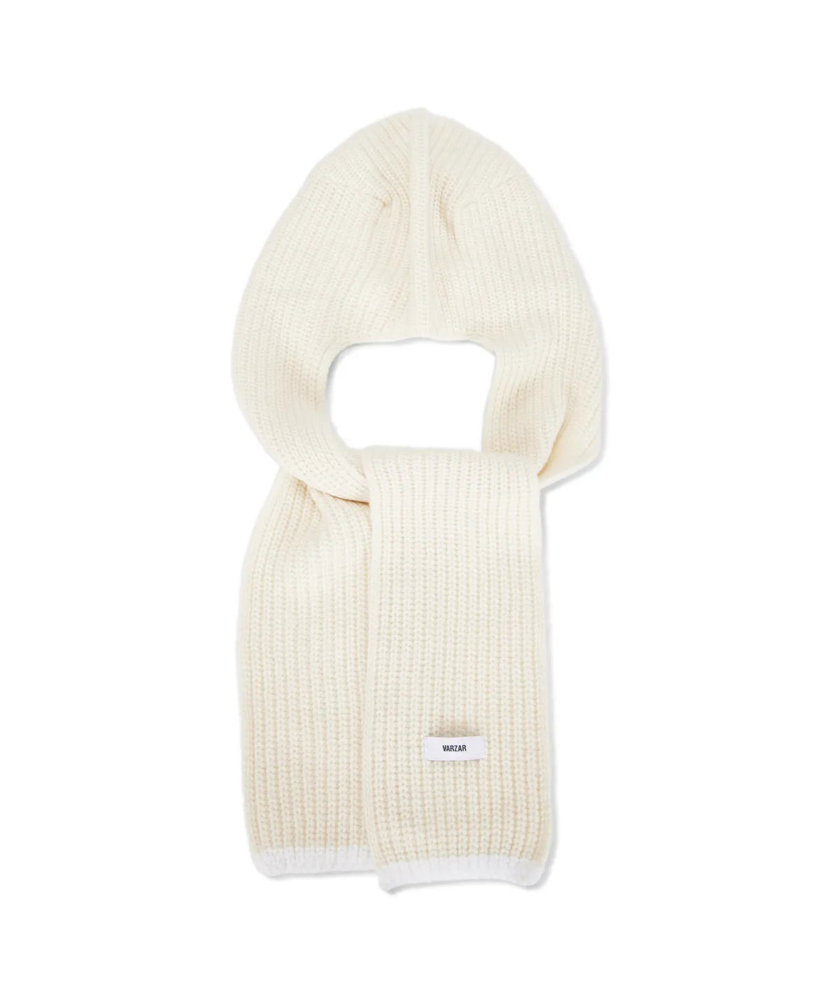 [B.I Worn] Varzar Logo Label Hood Muffler