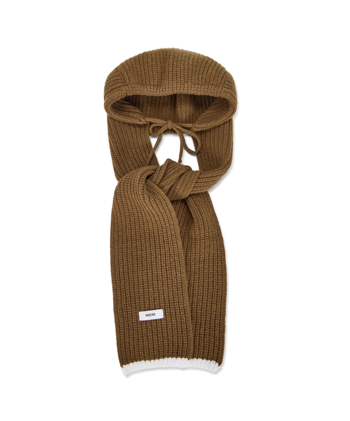 [B.I Worn] Varzar Logo Label Hood Muffler