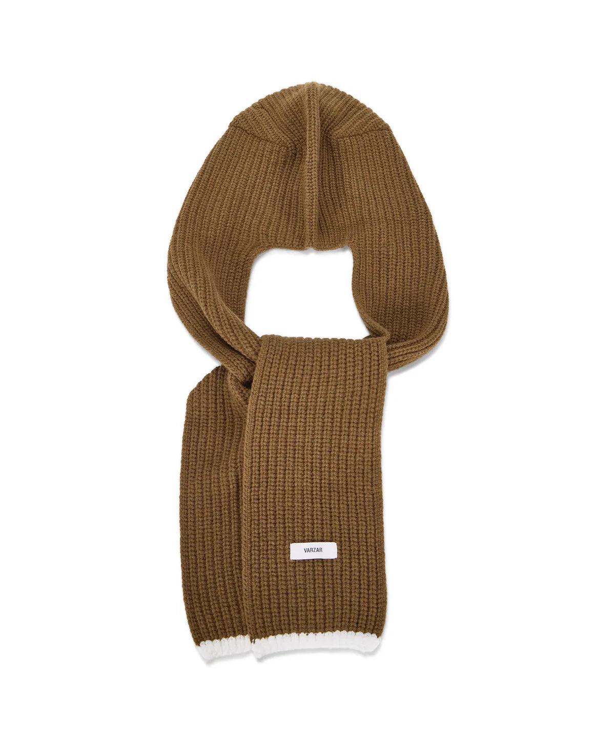 [B.I Worn] Varzar Logo Label Hood Muffler