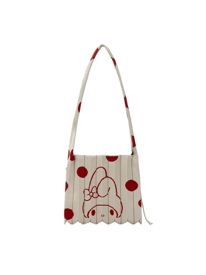 JOSEPH&STACEY X  Sanrio Lucky Pleats Knit Crossbody M Dot My Melody