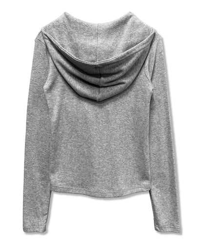 DAMISH Warm Cross Cozy Snap Hoodie