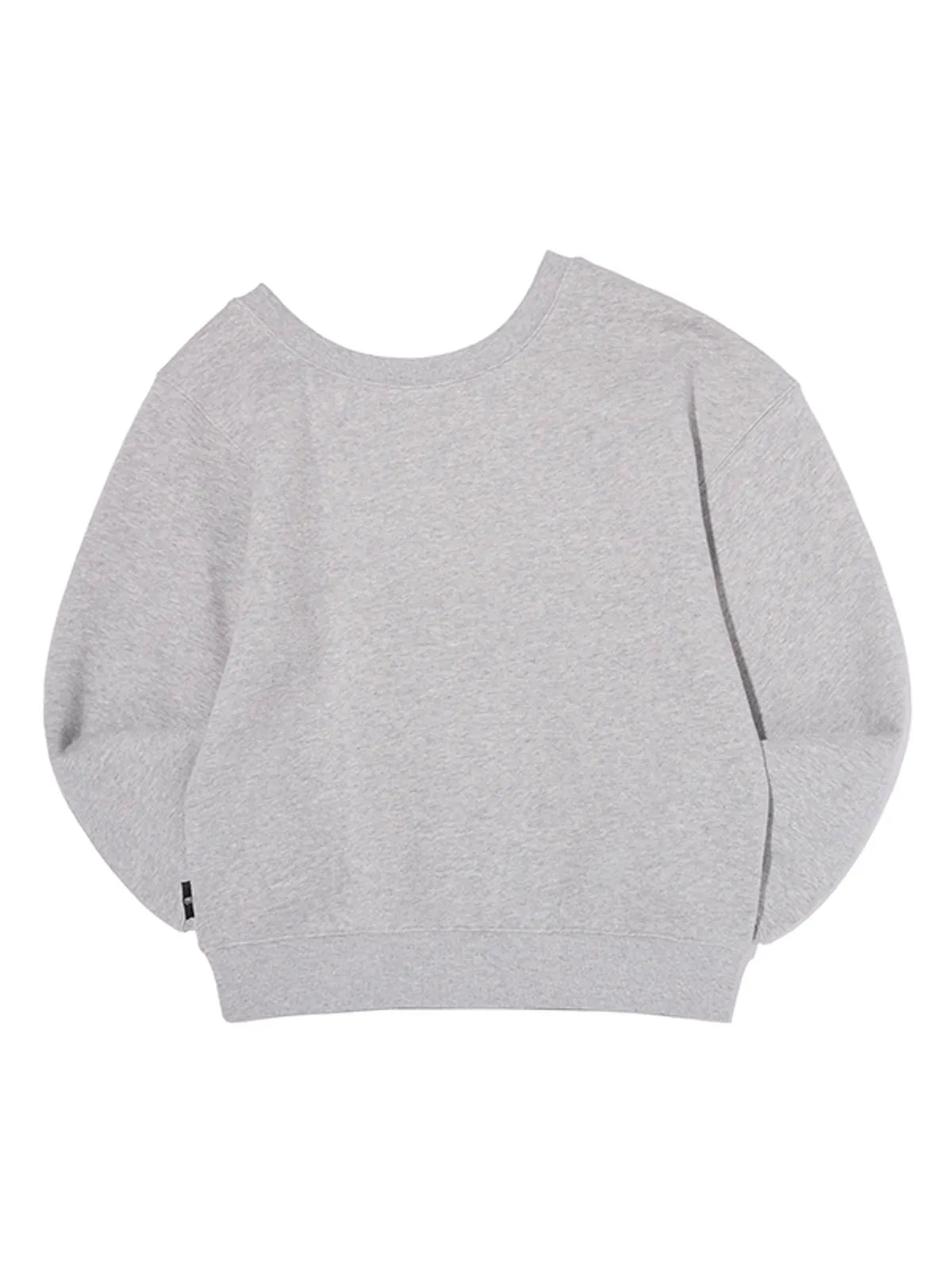 [Ive Lee Seo Worn] Kirsh X Pyitu Graphic Off-Shoulder Crop Sweatshirt