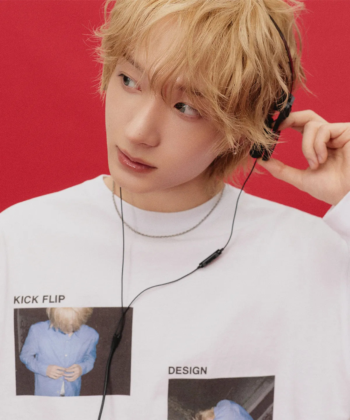 CAVISH × KickFlip Donghwa My First Pic LS Tee