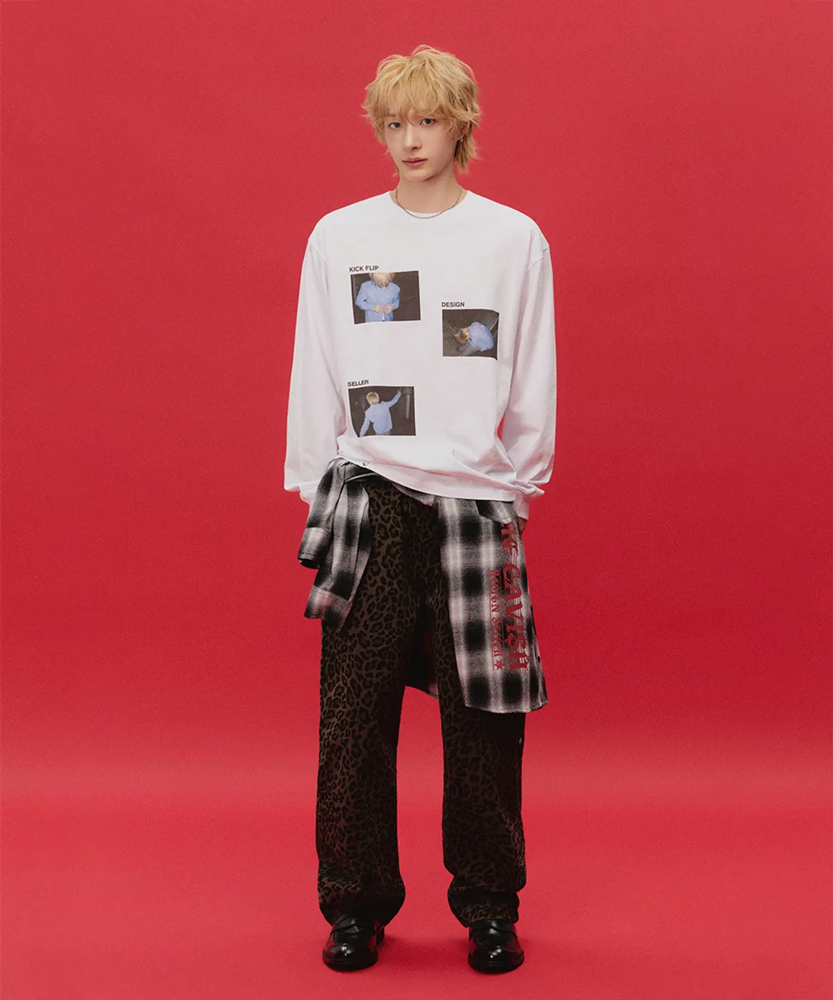 CAVISH × KickFlip Donghwa My First Pic LS Tee