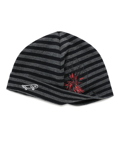 CAVISH × KickFlip Donghwa Flower Drawing Beanie Black