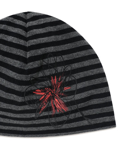 CAVISH × KickFlip Donghwa Flower Drawing Beanie Black