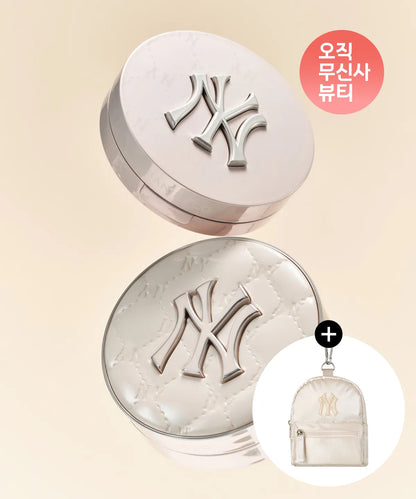 [Cream Glaze Edition] MLB x Banila Co White Cushion with Gift (Case + 1 Refill) + Pact