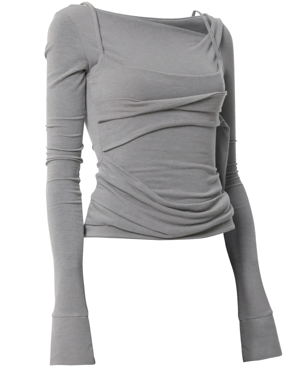 Flare Up Layered Bustier Long Sleeve