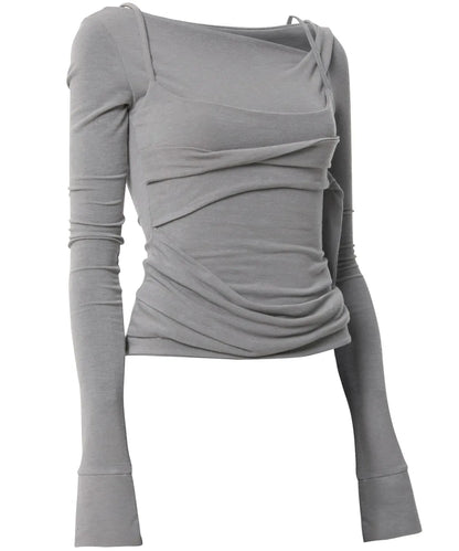 Flare Up Layered Bustier Long Sleeve