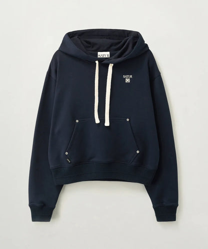 [Riize Pick] 26SS Satur Loren Small Logo Rivet Hoodie