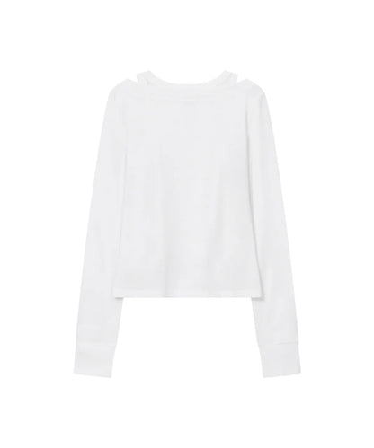[Ive Rei Pick] Miseki Seoul Layered line sheer long sleeve