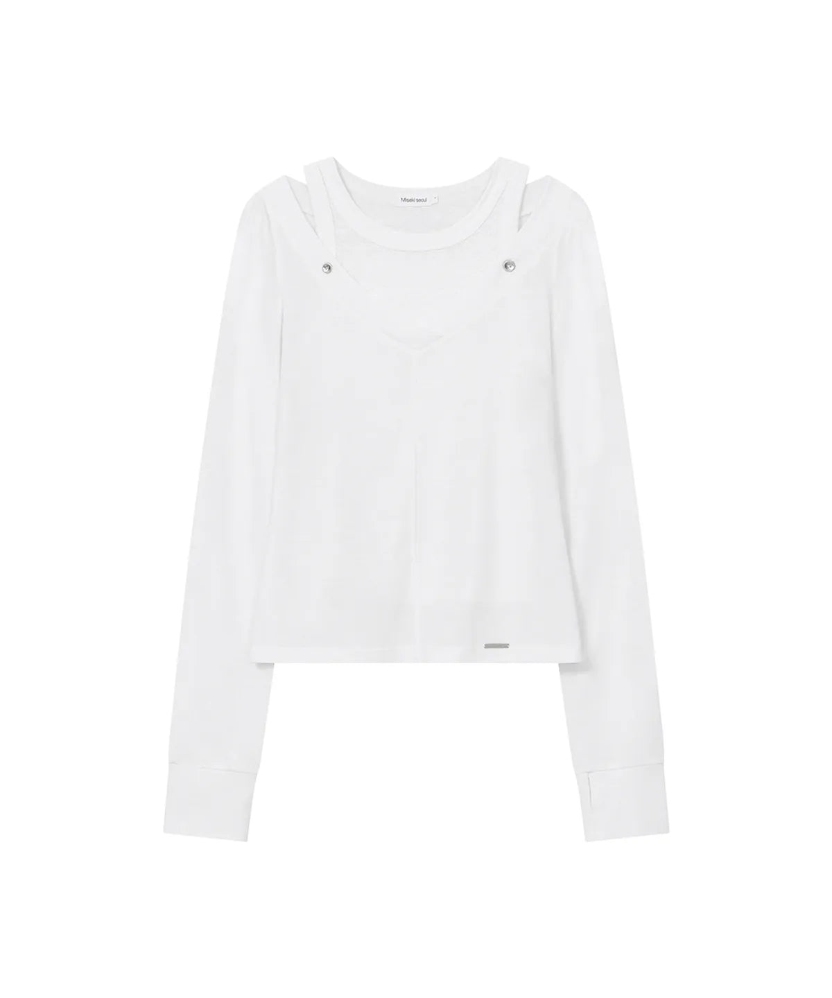 [Ive Rei Pick] Miseki Seoul Layered line sheer long sleeve