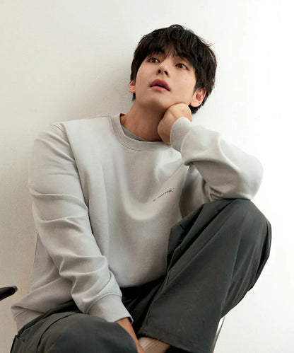 [BTS V Pick] 26SS Snow Peak Doodle Graphic Sweatshirt