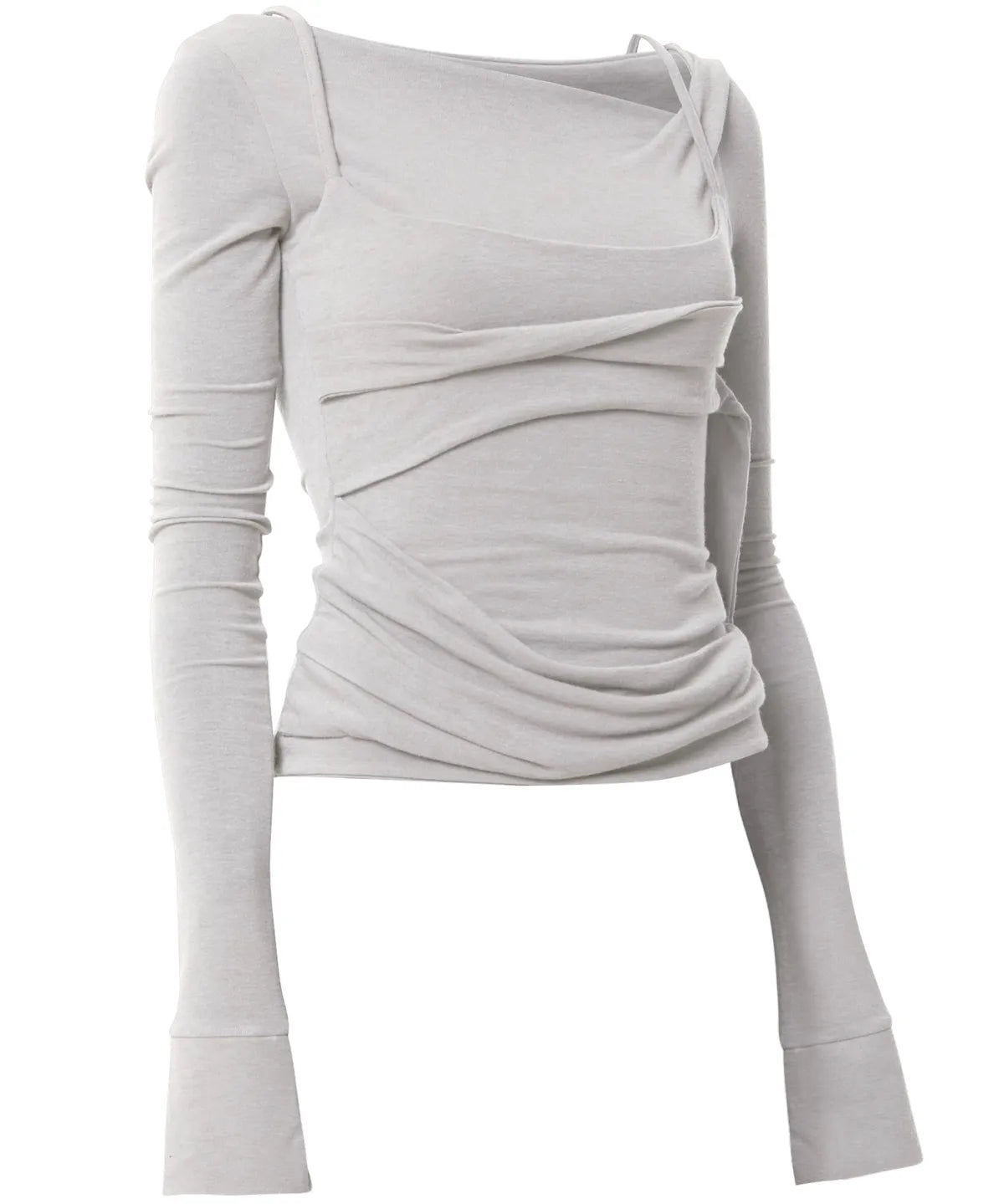 Flare Up Layered Bustier Long Sleeve