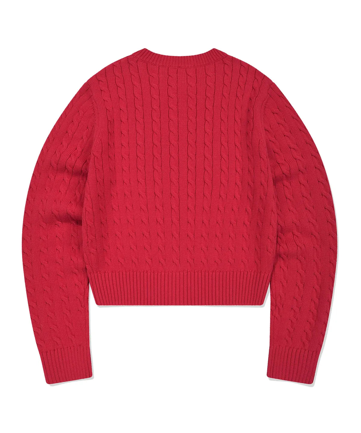 [Aespa Giselle Worn] 26SS Wacky Willy  Women's Cable Round Neck Cardigan