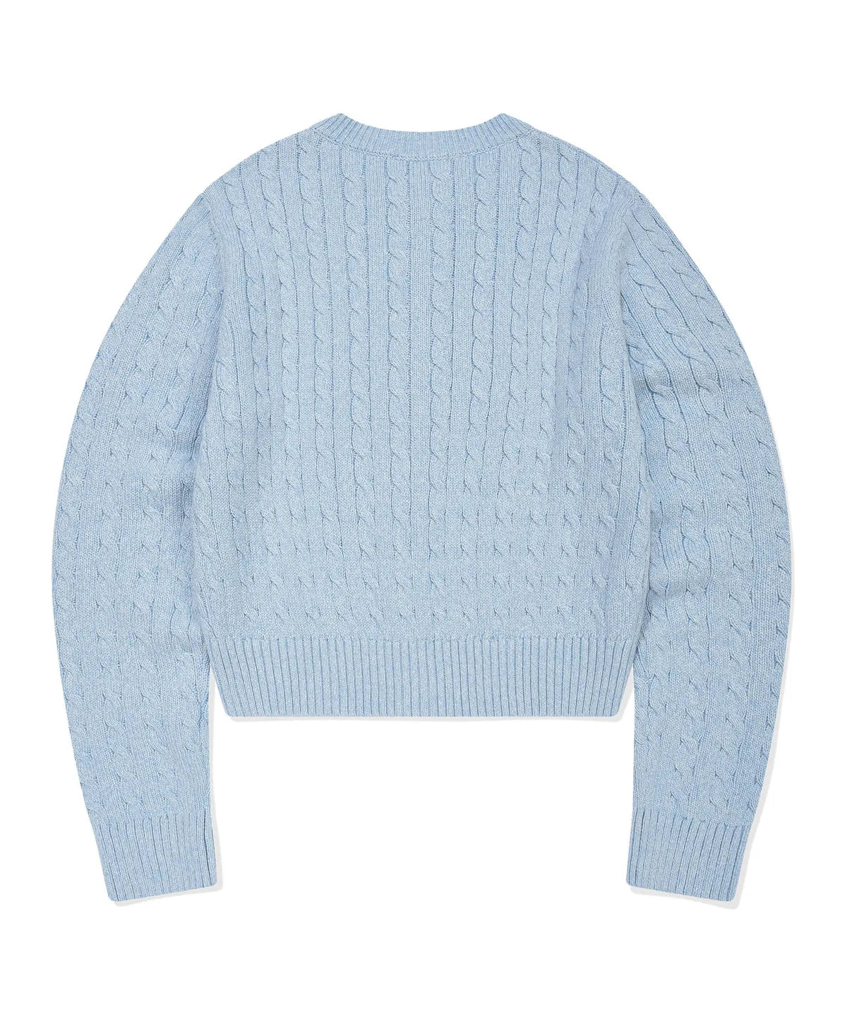 [Aespa Giselle Worn] 26SS Wacky Willy  Women's Cable Round Neck Cardigan