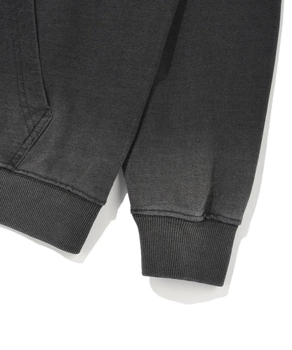 [Aespa Giselle Worn] 26SS Wacky Willy Women's Big Lily denim washed Zip-Up Hoodie/ Sweatpants Gray