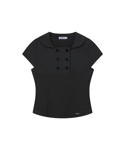 [Ive Rei Pick] Miseki Seoul Double Button Shirts Top