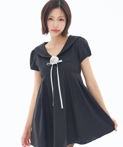 [SINGLE'S INFERNO KIM GO-EUN PICK] - ILLIGO Sailor Collar One-Piece