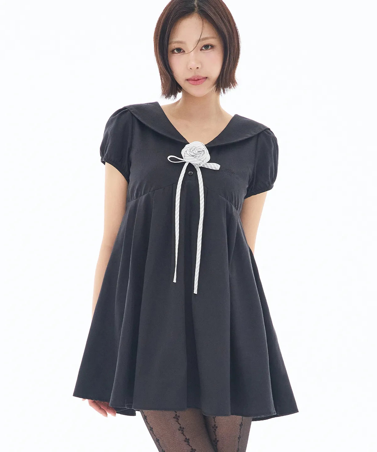 [SINGLE'S INFERNO KIM GO-EUN PICK] - ILLIGO Sailor Collar One-Piece