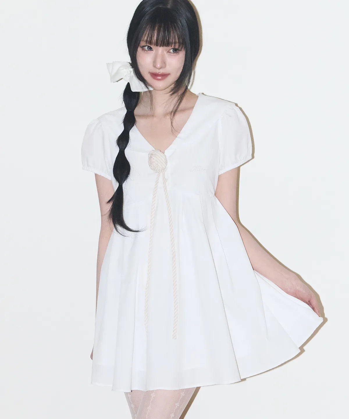 [SINGLE'S INFERNO KIM GO-EUN PICK] - ILLIGO Sailor Collar One-Piece